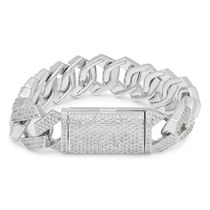 18mm Diamond Cut Miami Cuban Bracelet