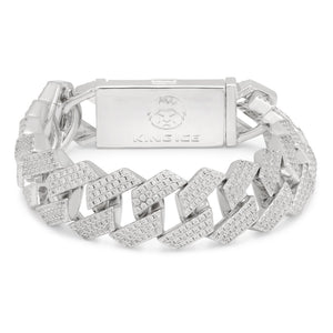 18mm Diamond Cut Miami Cuban Bracelet