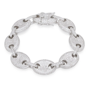 15mm Iced G-Link Bracelet